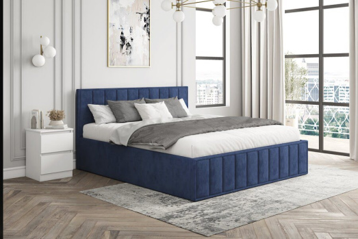 Мягкая кровать ЛАНА цвет на выбор 180х200