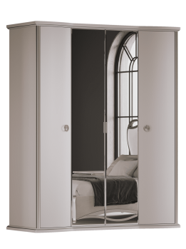 Шкаф 4-х дв. ВЕРОНА бежевый