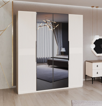 Шкаф 4-х дв. СТЕЛЛА белый