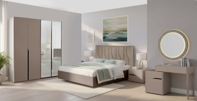 Спальня ЭРИКА 4С капучино