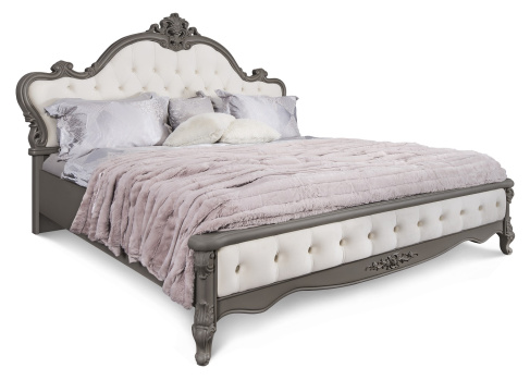 Кровать МИШЕЛЬ ЛАЙТ серый камень 160х200