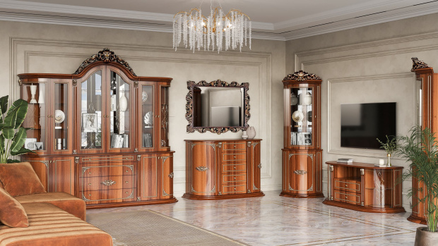 Гостиная ДИНАРА орех