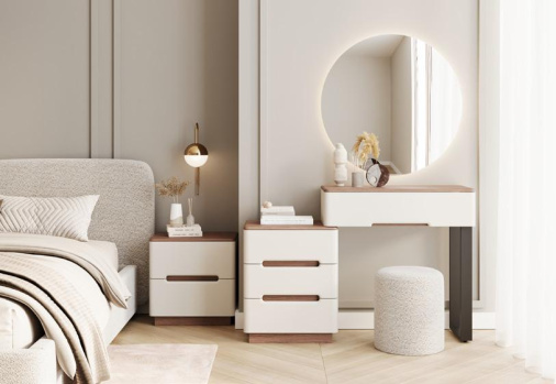 Туалетный стол МИРЕЛЛА дуб крафт/кашемир