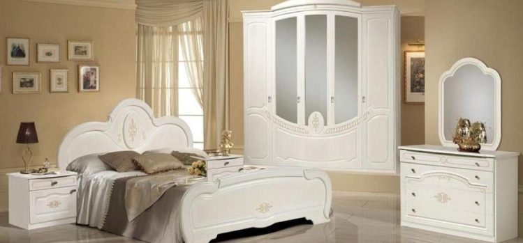 Спальня ЩАРА 5 слоновая кость