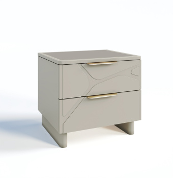 Тумба прикроватная ЛЕЙЛА ярко серый