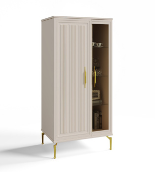 Витрина 2-х дв. ЗАМИРА бежевый