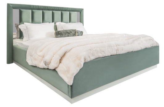 Кровать ЗАМИРА оливковый 160х200