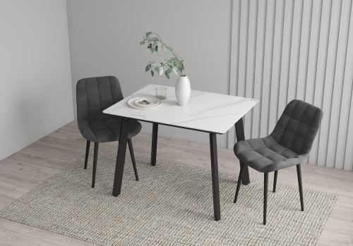 Стол ГРАФ мрамор 1,0м