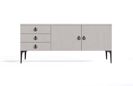 ТВ тумба СТЕЛЛА ярко серый