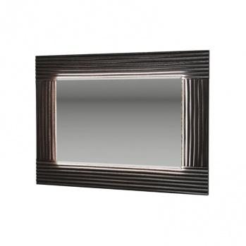 Зеркало со светодиодной подсветкой Престиж Жемчужный лен/Венге шелк