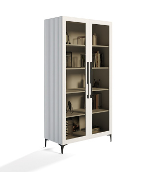 Витрина 2-х дв. СТЕЛЛА белый