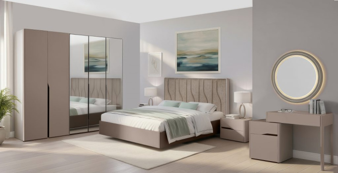 Спальня ЭРИКА 5С капучино