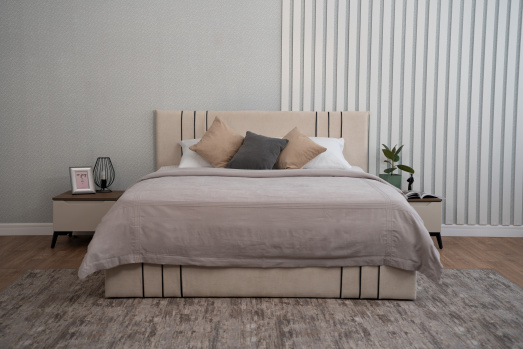 Мягкая кровать ЛЕВАНТЕ цвет на выбор 160х200