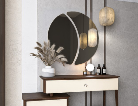 Зеркало ЖАКЛИН бронзато