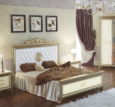 Кровать Версаль Слоновая кость (Мягкое изголовье 1600х2000)